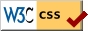 Logo de W3C que indica CSS válidas